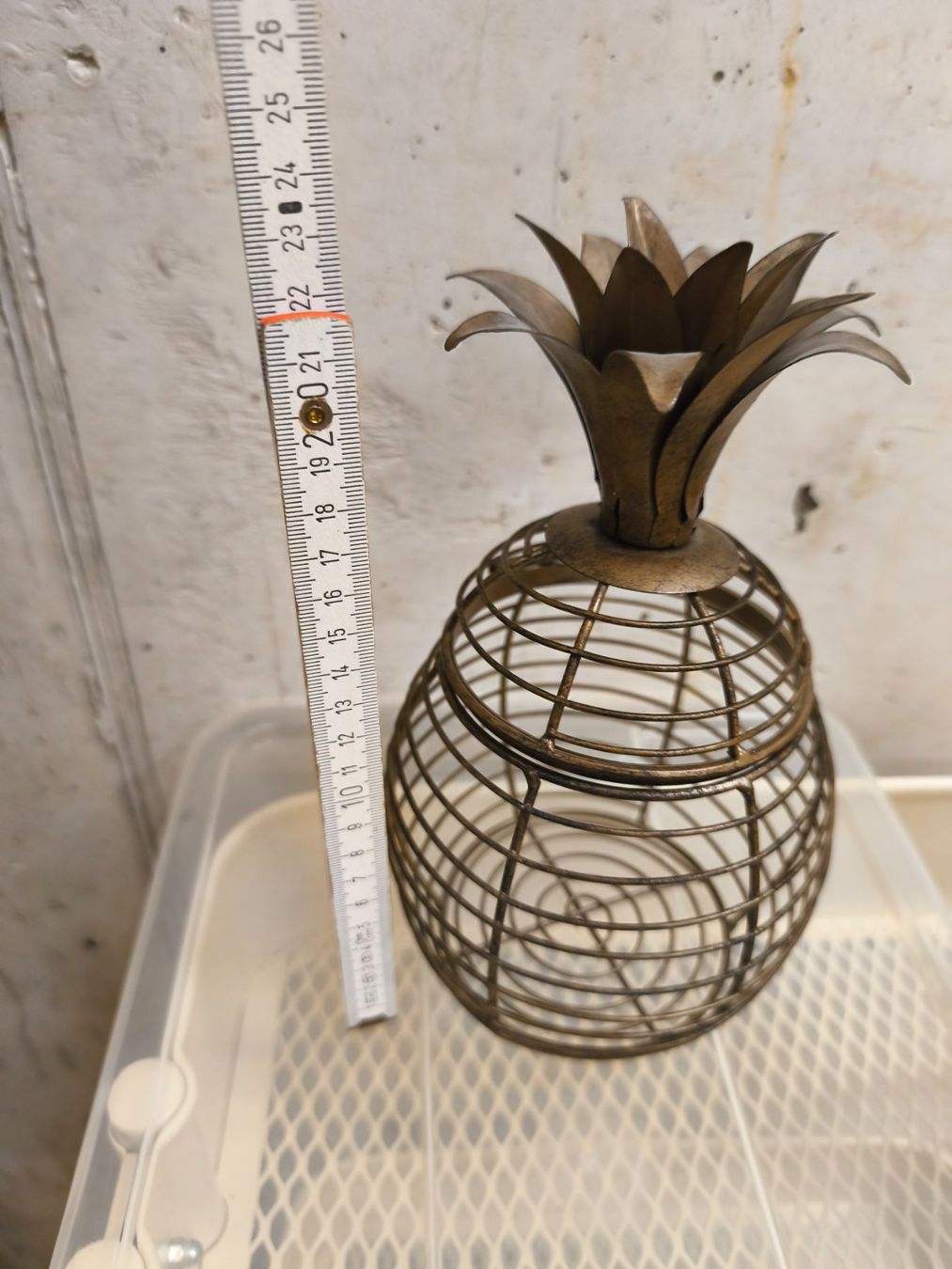 Laternen: Windlicht Ananas Laterne Metall – Gebraucht aus Zürich von Jul69 4