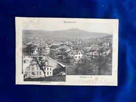 Alte Ansichtskarte Affoltern a. A. 1907 Krankenhaus
