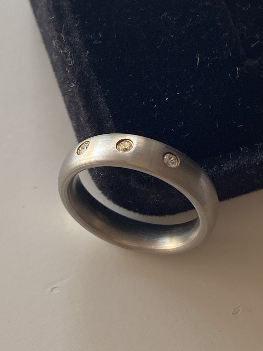 Anelli: XENOX Zirkonia Band Silber Ring – Nuovo (secondo la descrizione) da Givisiez venduto da dor_xb9k 1