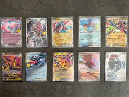 10x Pokémon Sonderkarten DE/ENG - Teilweise mit Jubi Stempel
