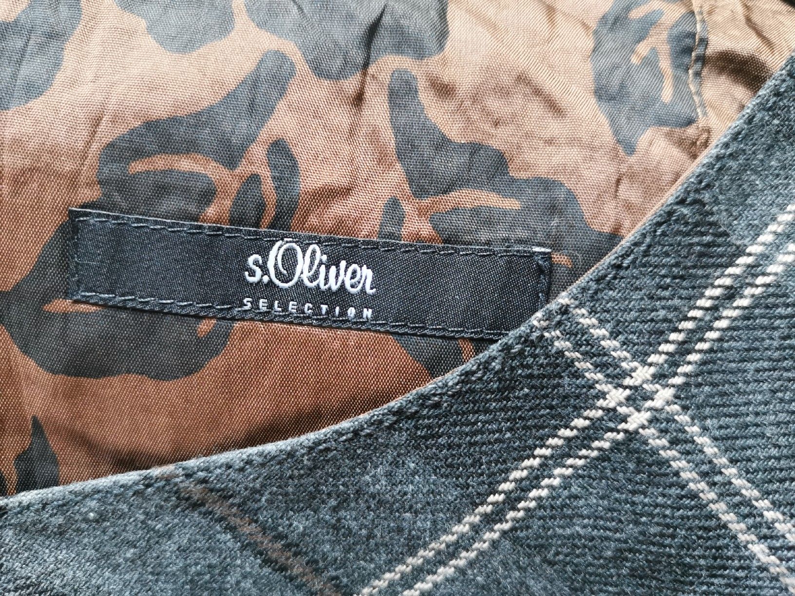 S.Oliver Vestiti: Elegantes S.Oliver Kleid Karomuster, Gr. 38 – Usato da Zürich venduto da Hibiskus3 1
