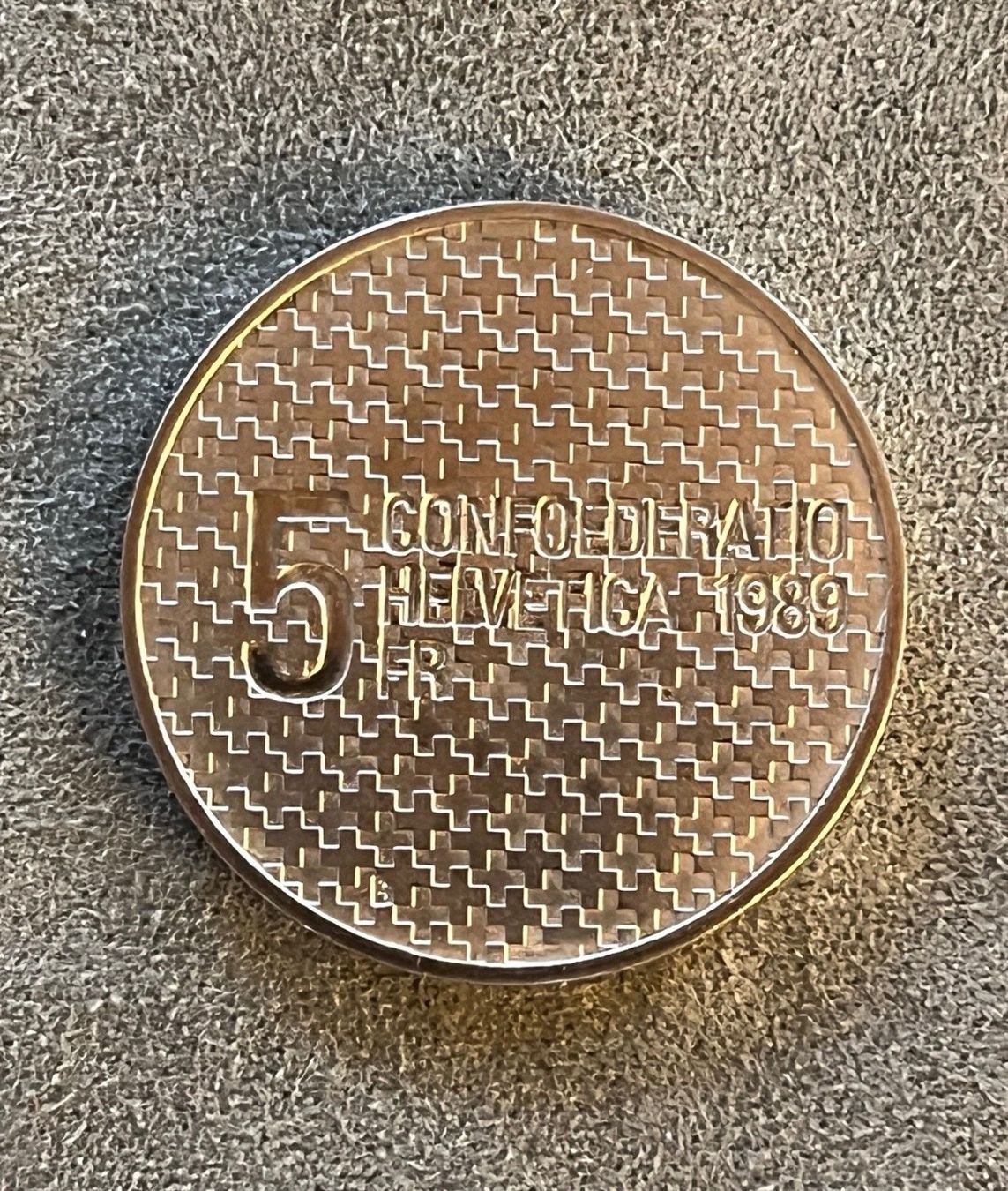 Tutti le monete: 5.- commémorative  Henri Guisan, 1989 – Usato da Renan BE venduto da johncactus 1