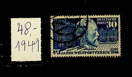 ALLEMAGNE RFA TIMBRE OBLITÉRÉ DE 1949. COTE 48 EUROS /T791