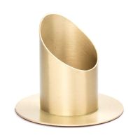 Kerzenleuchter goldfarben 50mm-Kerzen