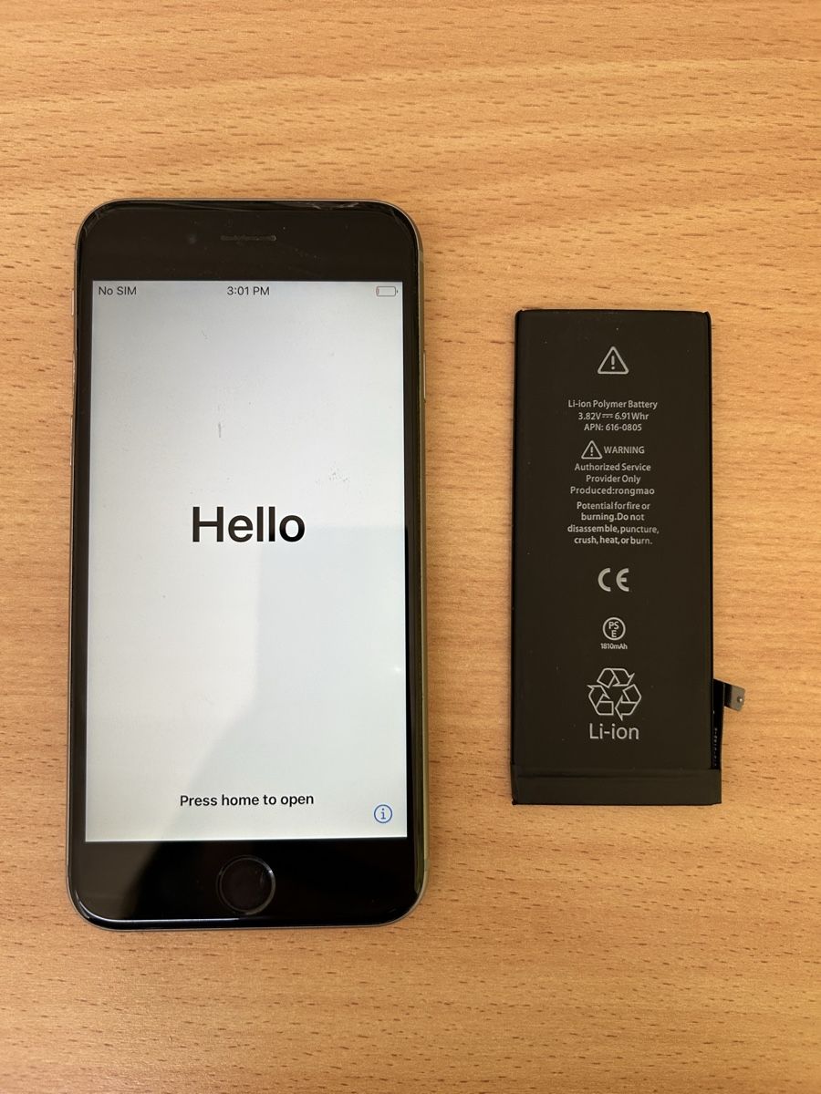 Apple Handys / Smartphones: iPhone 6s Silver - 64GB - Batterie Neuve gratuite – Gebraucht aus Court von elksr
