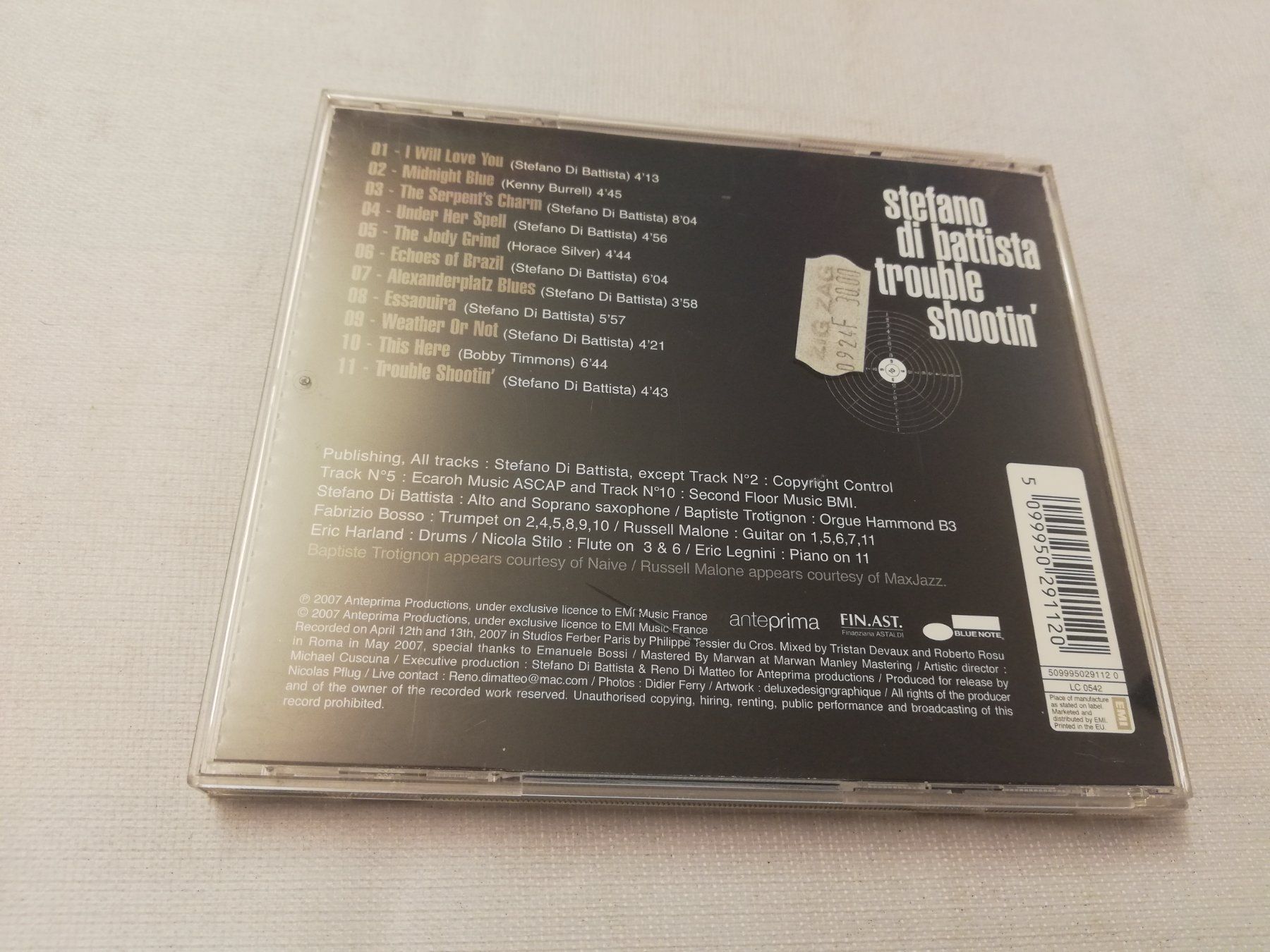 CDs: STEFANO DI BATTISTA - TROUBLE SHOOTIN' – D'occasion à Bern par Vinylsound.ch 1