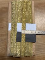 Gold Band mit Metall Faden