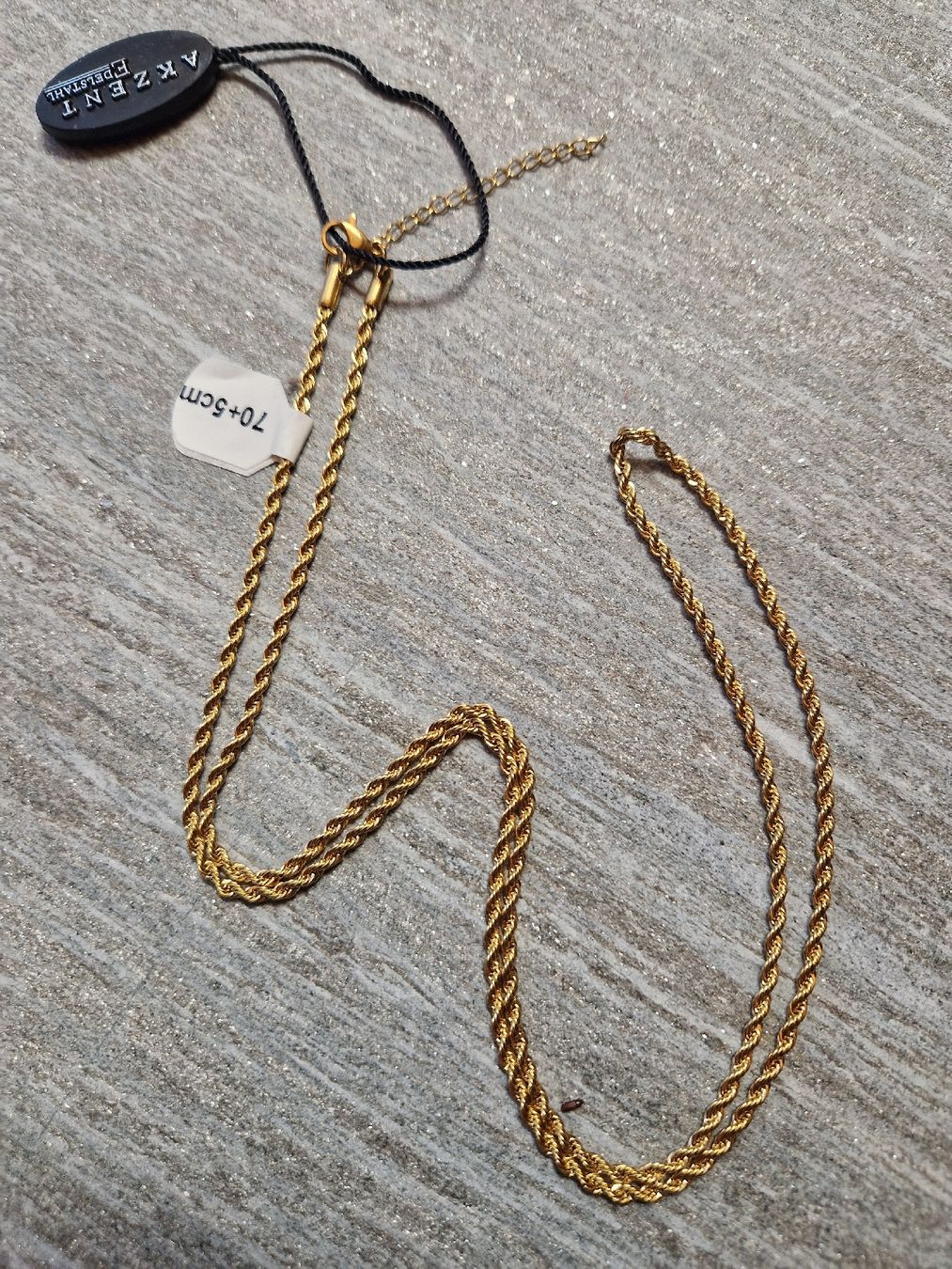 Catenine: Kette gold 70cm NEU – Nuovo e nell'imballaggio originale da Lichtensteig venduto da Cocabana_16