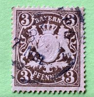 BRIEFMARKEN AUS Deutschland Bayern GESTEMPELT