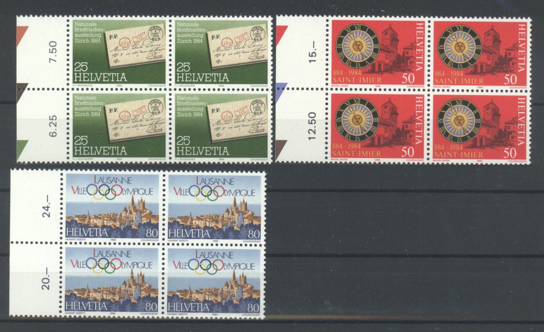 Tutti i francobolli: 1984, Sonderpostmarken I ** – Usato da Willisau venduto da Vollstempel