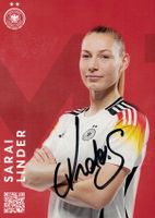 Sara Linder Autogramm handsigniert DEUTSCHLAND 2024