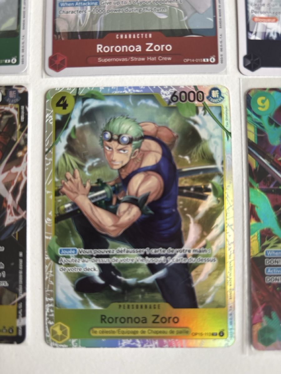 Bandai Carte collezionabili: One Piece - Roronoa Zoro - SR AA, SEC, SR, R – Nuovo e nell'imballaggio originale da steinhausen venduto da pat_nc2x 4