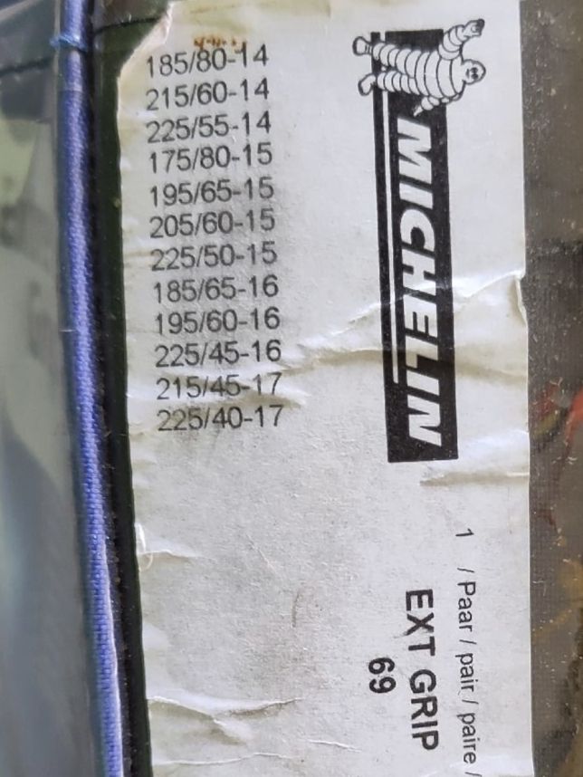Catene da neve: Michelin Schneeketten Extrem Grip Grösse 69 – Usato da Basel venduto da Ekr 3