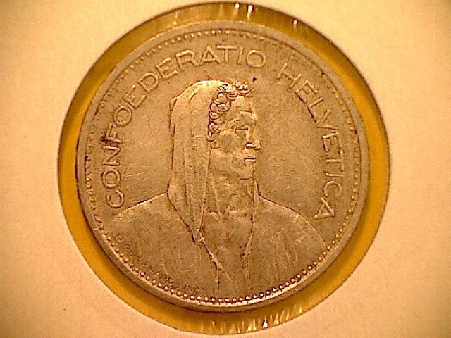 Tutti le monete: 5 Fr. 1935 – Usato da Buchs AG venduto da Ged8 1