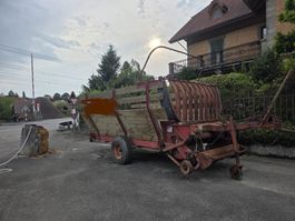 Ballenwagen mit Ladegitter,
