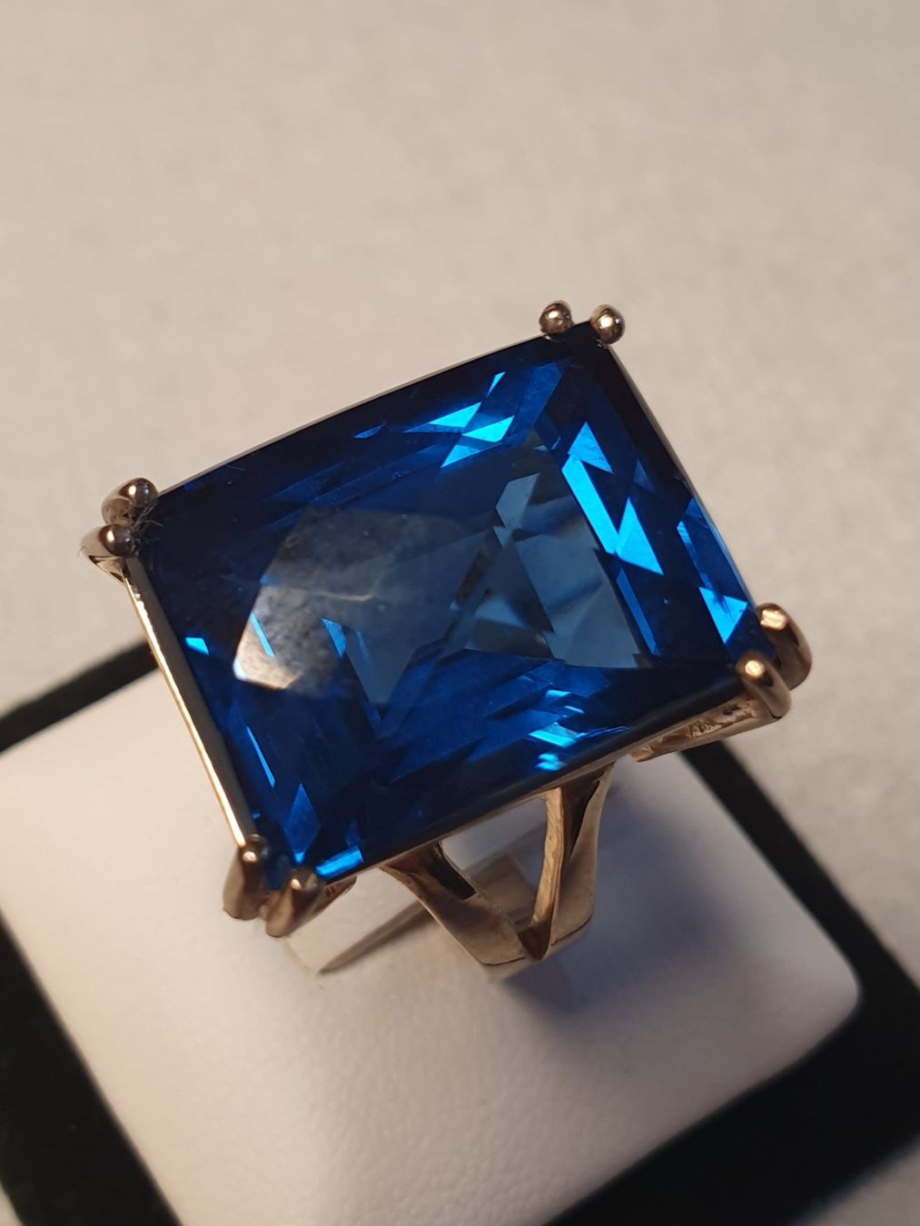 Ringe: Blau Topas Solitair Ring – Neu (gemäss Beschreibung) aus Zürich von benedikt12 8