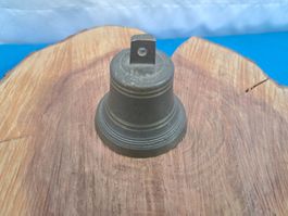 1 antike Tür Glocke # 7, Höhe 7cm, Messing (LOT2930#TBS1)