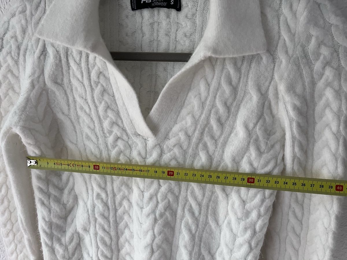 Pullover & Sweatshirts: FB Sister Pullover mit Kragen weiss Gr S  – Gebraucht aus Zürich von nat_yds5 3