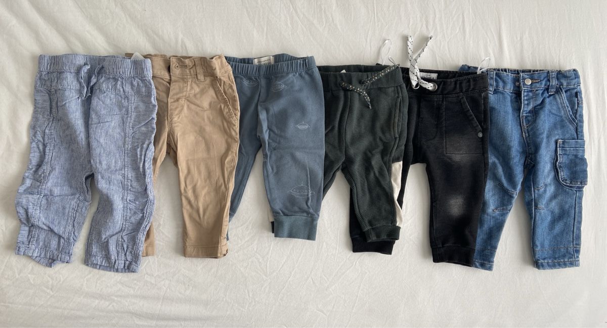 Lotti & Set di vestiti: 6 paar Hosen 62/68 – Usato da Zürich venduto da Riiinchen
