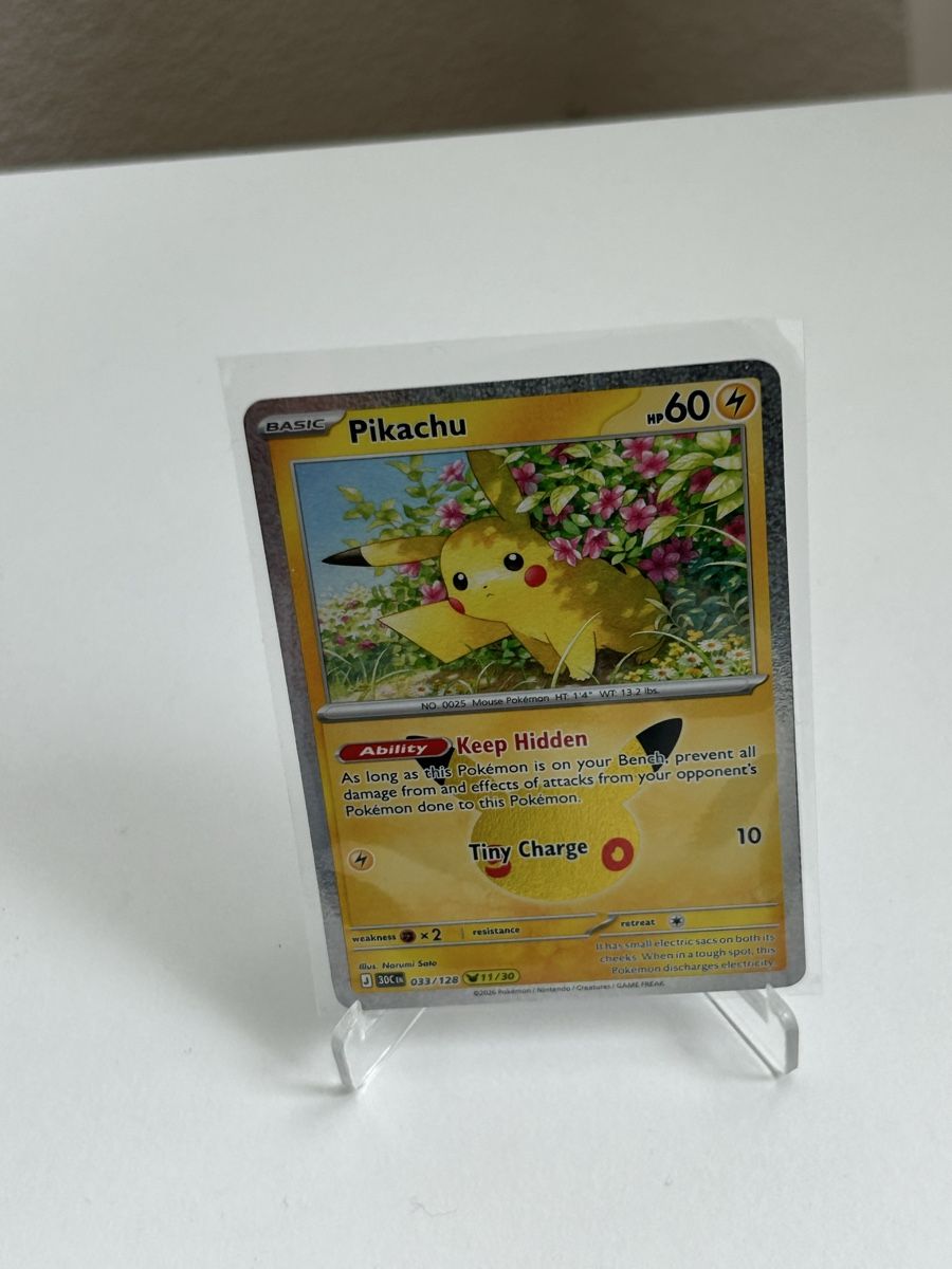 Pokémon Carte collezionabili: Pikachu 30th Celebration 11/30 – Nuovo (secondo la descrizione) da Aarau venduto da Gr07