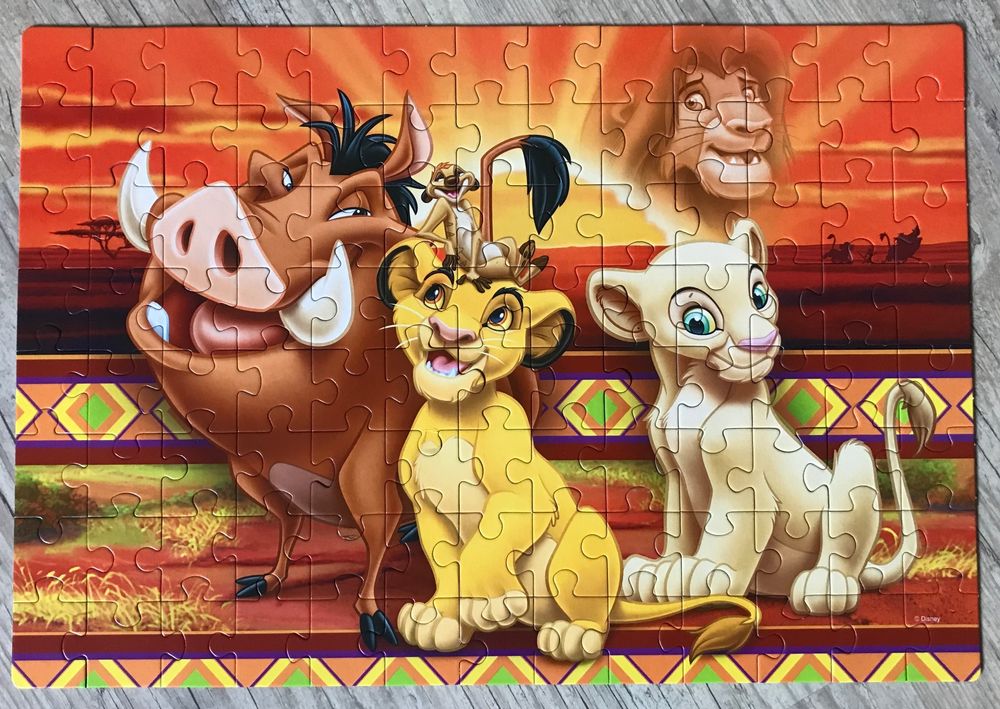 Puzzle 500 Pièces Le Roi Lion - Collector 1994 - Ravensburger - Complet - Occasion