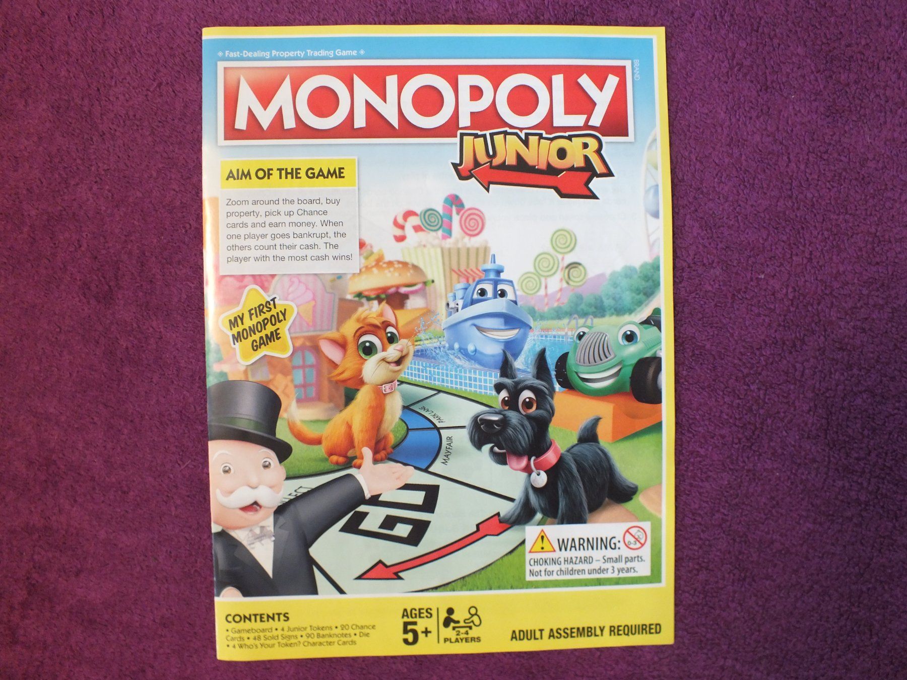 Hasbro Giochi: Monopoly Junior Englisch – Usato da Müllheim Dorf venduto da Seeeule01 2