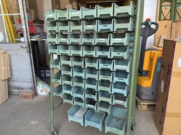 mobiler Schraubenwagen inkl. Boxen, B:90, H:150, T60