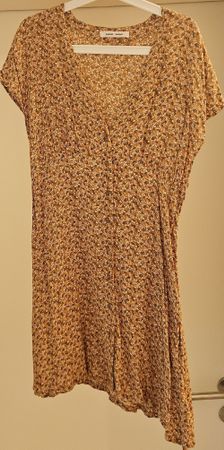 Damen Kleid geblümt kurzarm Gr M gebraucht