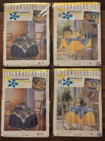 4 Vintage Tischdecken-Sets NEU Landhausstil je 2-tlg.