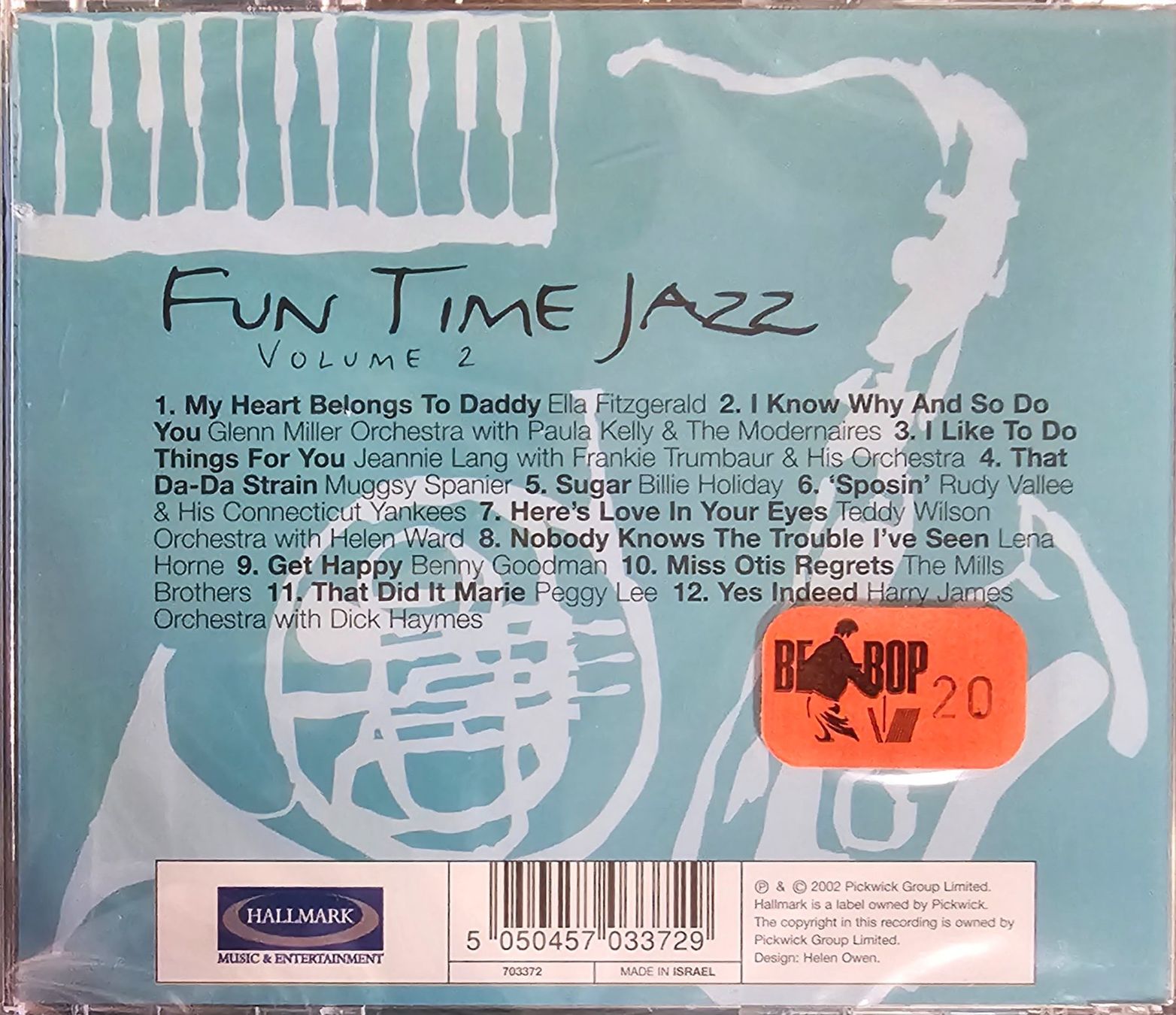CDs: Various - Fun Time Jazz Volume 2 – Neu und originalverpackt aus Wahlen b. Laufen von Cg10 1