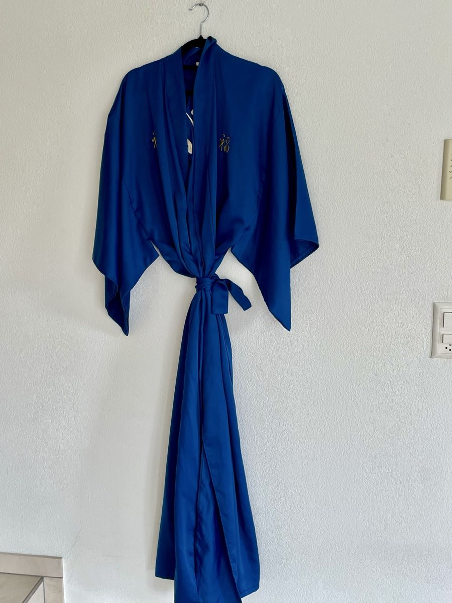 Kimono: JAPANESE KIMONO LONG CLASSIC - NAVY BLUE – Usato da Richterswil venduto da Prangins9