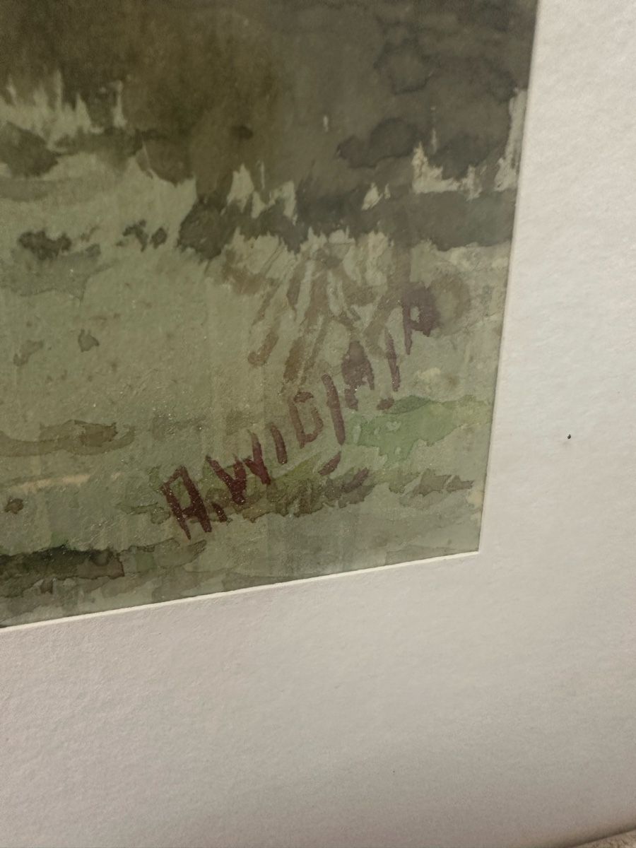 Gemälde: Anton Widjaja Antikes Aquarell – Gebraucht aus Ebikon von Gaenggeliwaar 2