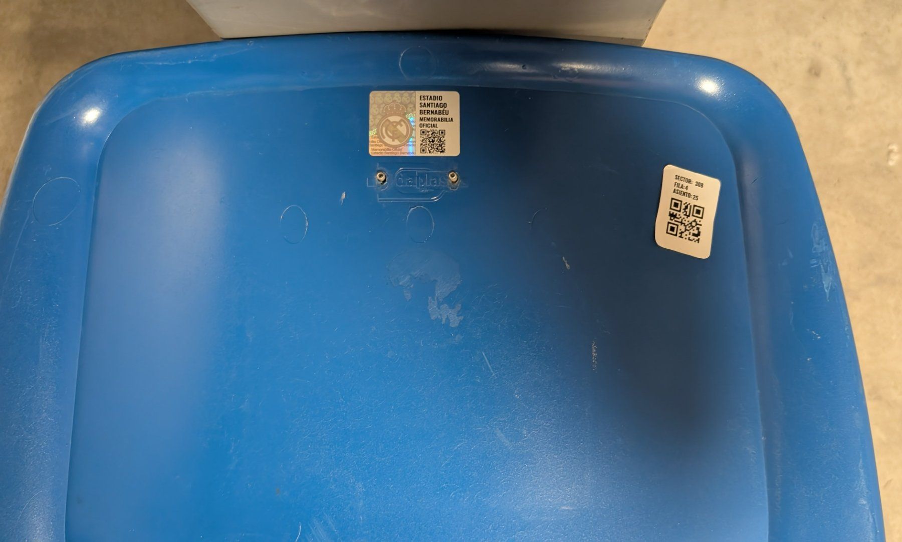 Sedie: Original Stadionsitz Real Madrid – Usato da Bottmingen venduto da onyx5 5