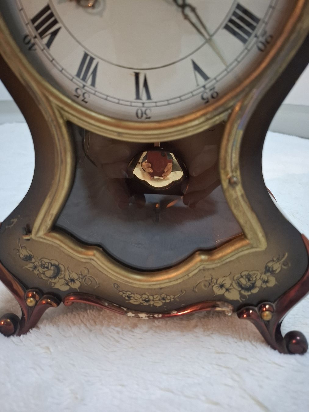 Orologi da terra & Orologi da parete: Tisch/ Wand Pendule Schmid mit Sockel – Usato da Riniken venduto da bro_slk8 1