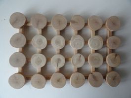 Untersetzer Holz - Unikat Handarbeit Tanne massiv
