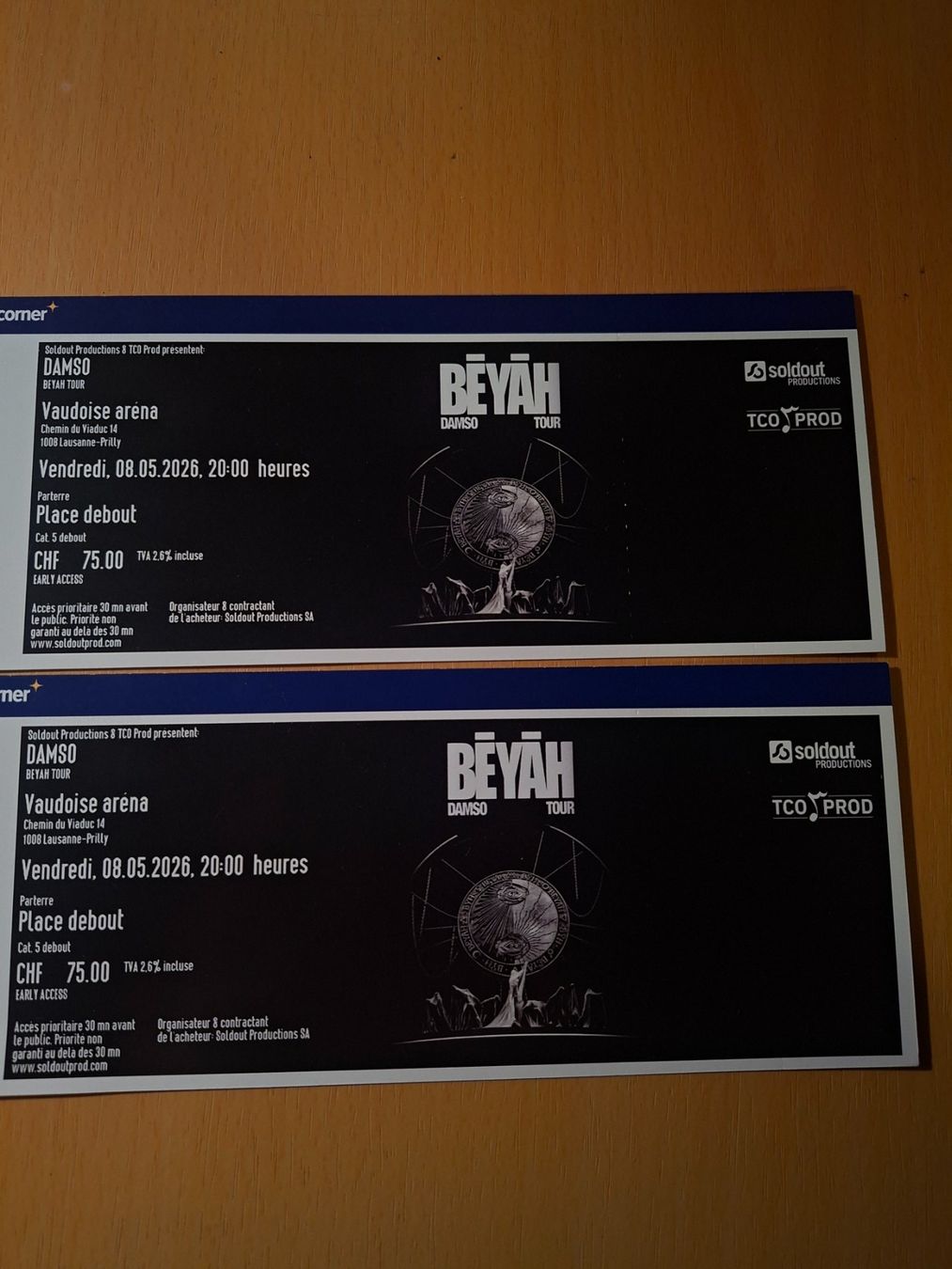 Concert Damso : Beyah Tour, early access (D'occasion) à Payerne pour ...