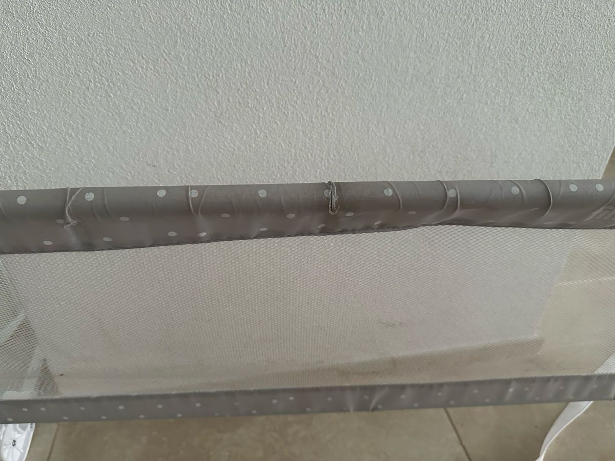 Fillikid Parcs & barrières de sécurité: Sicherheitsgitter Kinder Bettgitter Stoff grau – D'occasion à Ramlinsburg par fra_r6rm 2