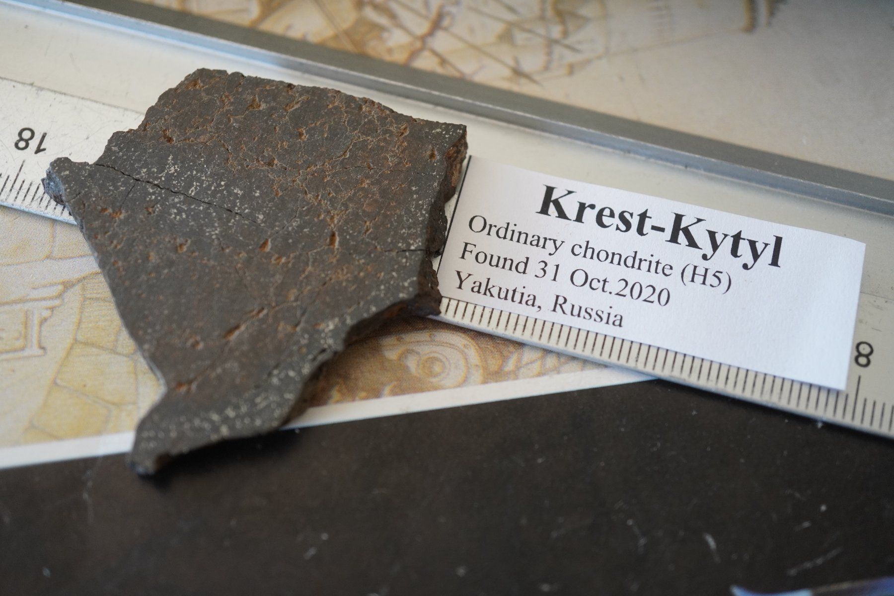 Minerali & Pietre curative: Krest Kytyl   Meteoriten  18,5g    Scheibe – Nuovo e nell'imballaggio originale da Eschenbach SG venduto da topstone 6