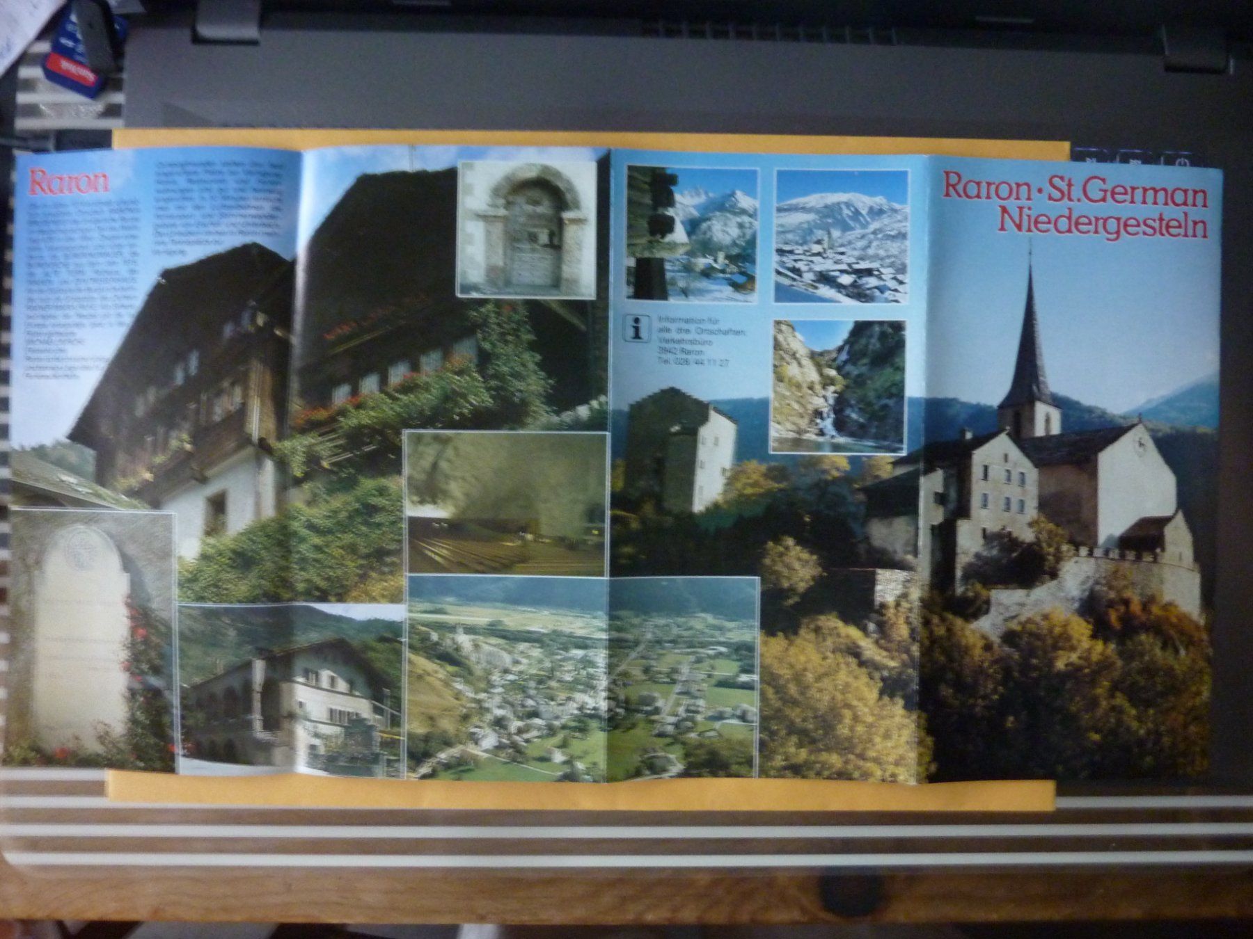 Documenti: FALTPROSPEKT. RARON. ST. GERMAN NIEDERGESTELN WALLIS. – Usato da Zürich venduto da Rrehsuah