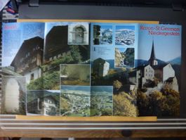 FALTPROSPEKT. RARON. ST. GERMAN NIEDERGESTELN WALLIS.