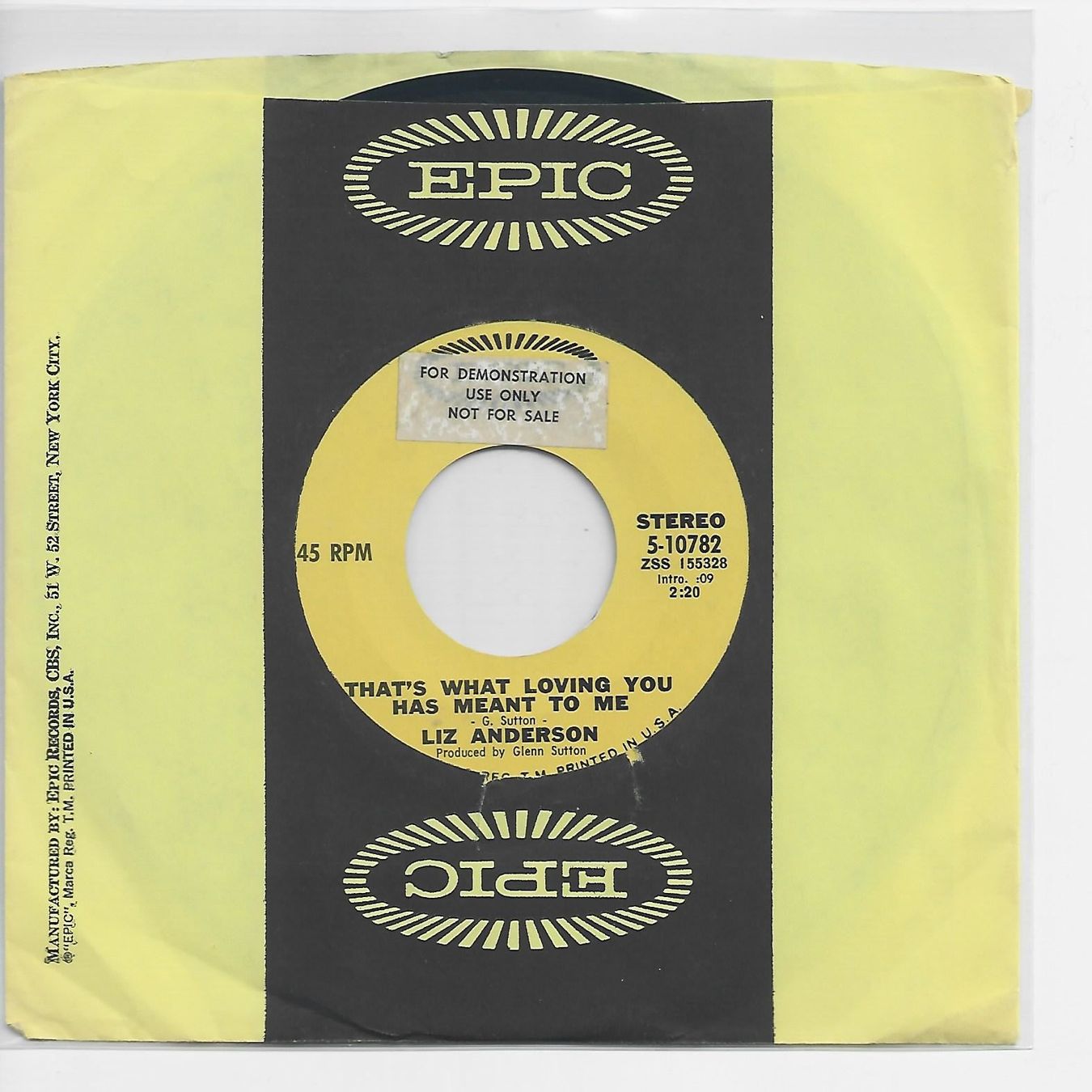 Dischi in vinile: Liz Anderson - Thats what loving – Usato da Rheinau venduto da thealbum