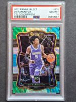 De'Aaron Fox PSA 10 RC Tri-Color Prizm Premier Select 17-18
