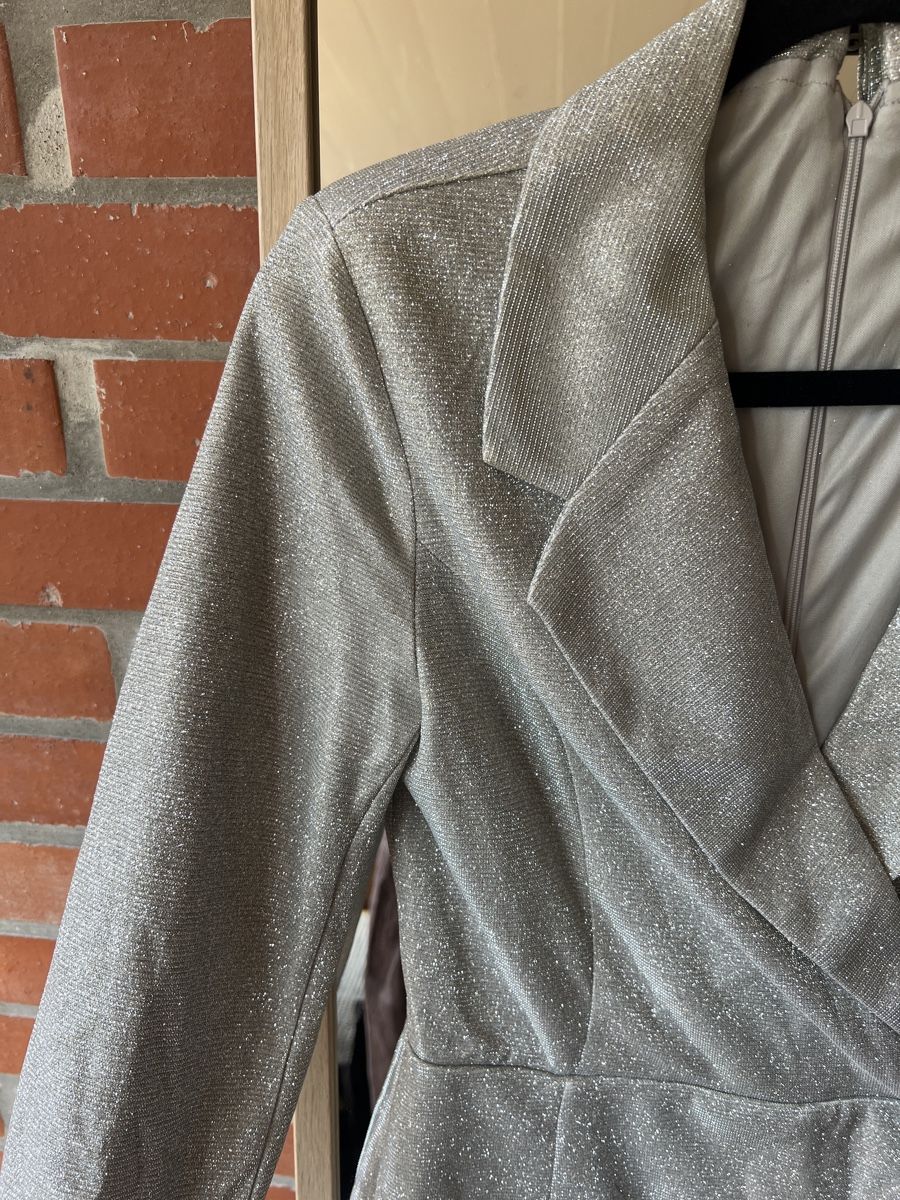 Tute: Eleganter Jumpsuit silber  – Usato da Biel/Bienne venduto da mona222 1