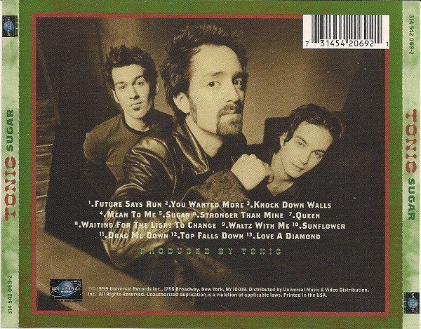 CD: Tonic – Sugar – Usato da St.Gallen venduto da jalamusic 1