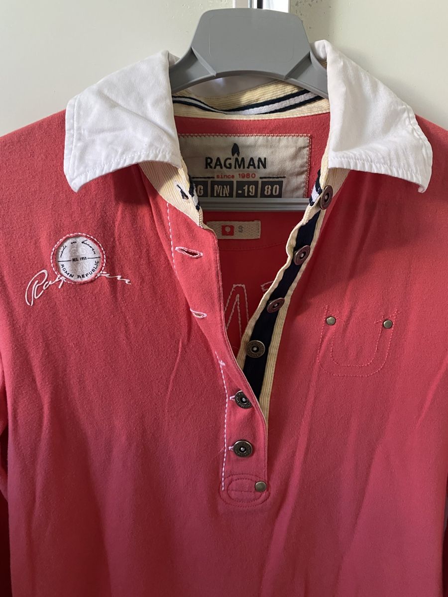 Polo-Shirts: Ragman Poloshirt Grösse S, coralfarben – Gebraucht aus Winkel von Flyhy2020 1