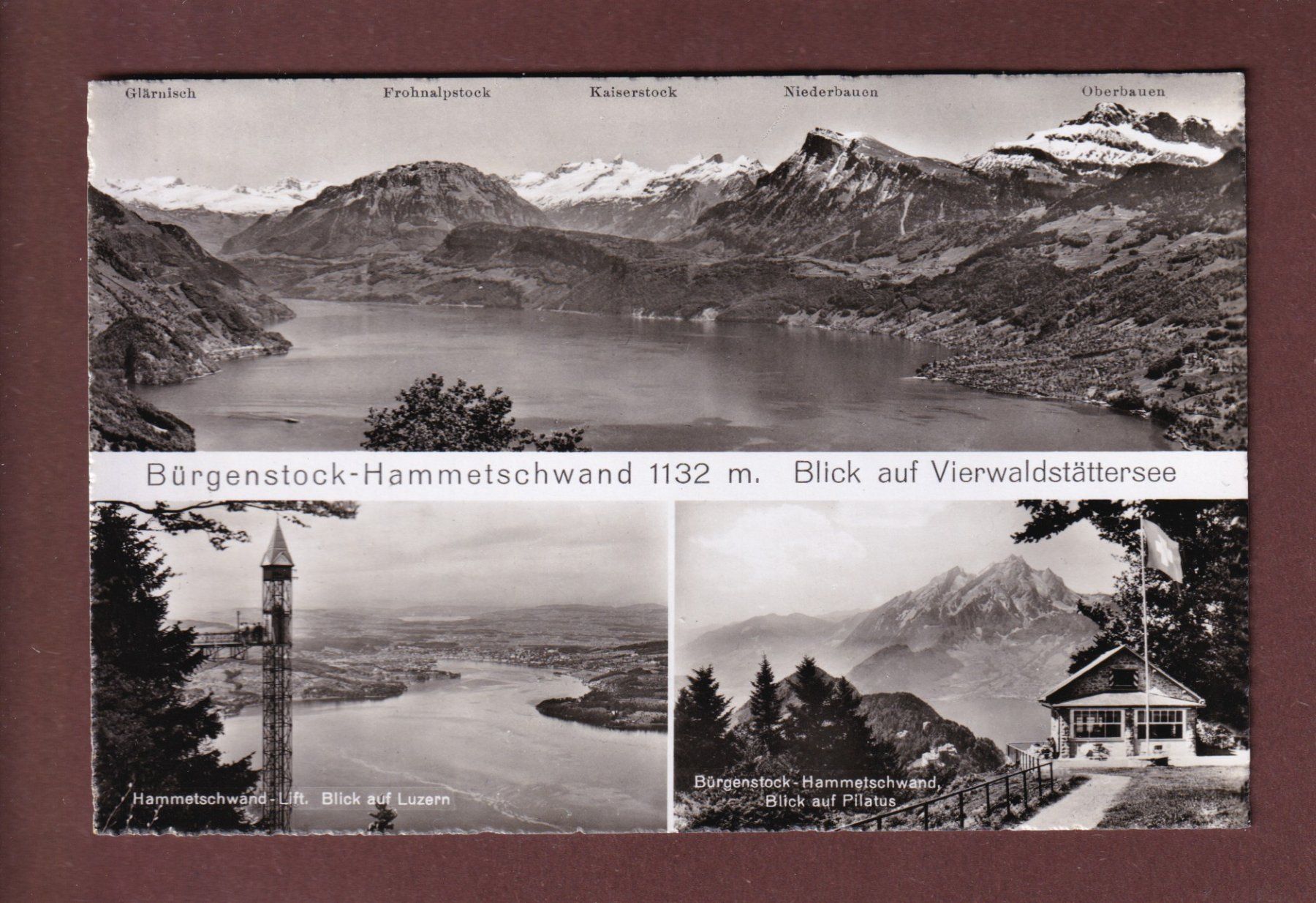 Cartes postales: BÜRGENSTOCK - 3 Bilder – D'occasion à Pully par nicecards-shop