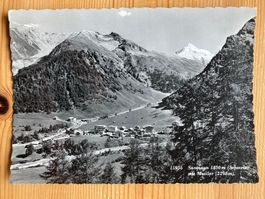 Samnaun mit Muttler - AK 1966