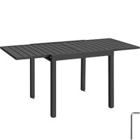 Alu Gartentisch ausziehbar höhenverstellbar MONTERA