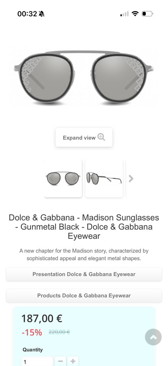 Dolce & Gabbana Lunettes & Verres: Dolce & Gabbana sunglasses – D'occasion à Luzern par rec_8srh 5
