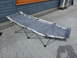 leichte Alu faltbare Standliege Garten Camping Liegestuhl